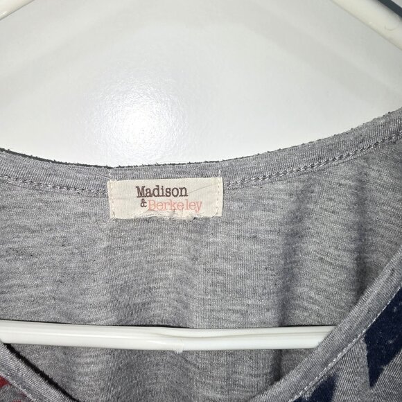 Madison & Berkeley Flag Shirt with Rhinestones - Picture 4 of 6